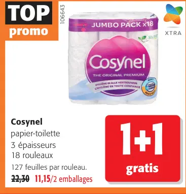 Offre: papier-toilette