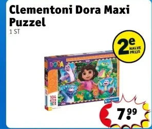 Aanbieding: Dora Maxi Puzzel