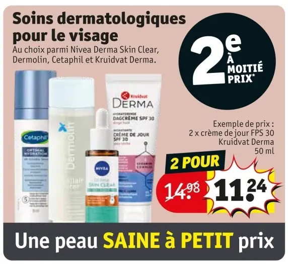 Offre: Soins dermatologiques pour le visage
