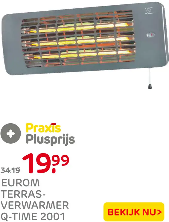 Aanbieding: Terrasverwarmer Q-time 2001