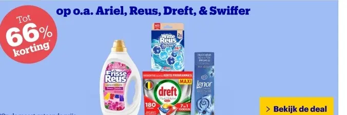 Aanbieding: Wasmiddel en vaatwastabletten