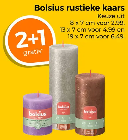Aanbieding: Rustieke kaars