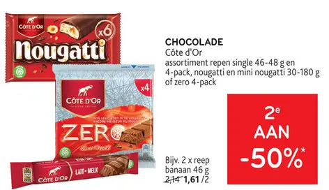 Promotie: Chocolade Côte d'Or