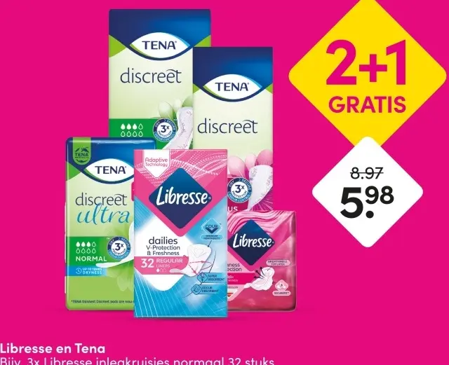 Aanbieding: Libresse en Tena