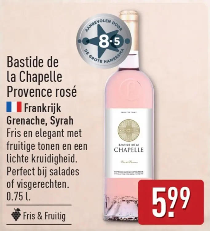 Aanbieding: Bastide de la Chapelle Provence rosé