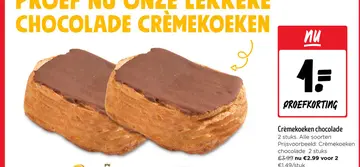 Aanbieding: Crèmekoeken chocolade