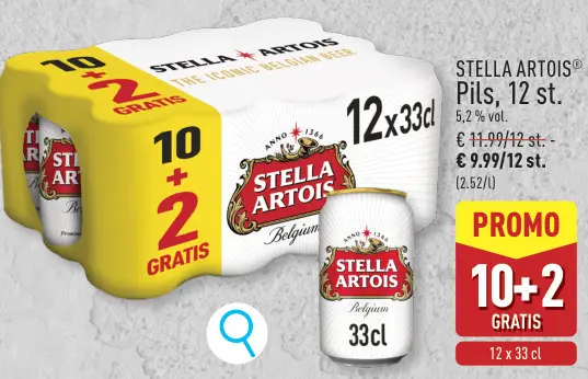 Promotie: Stella Artois Pils