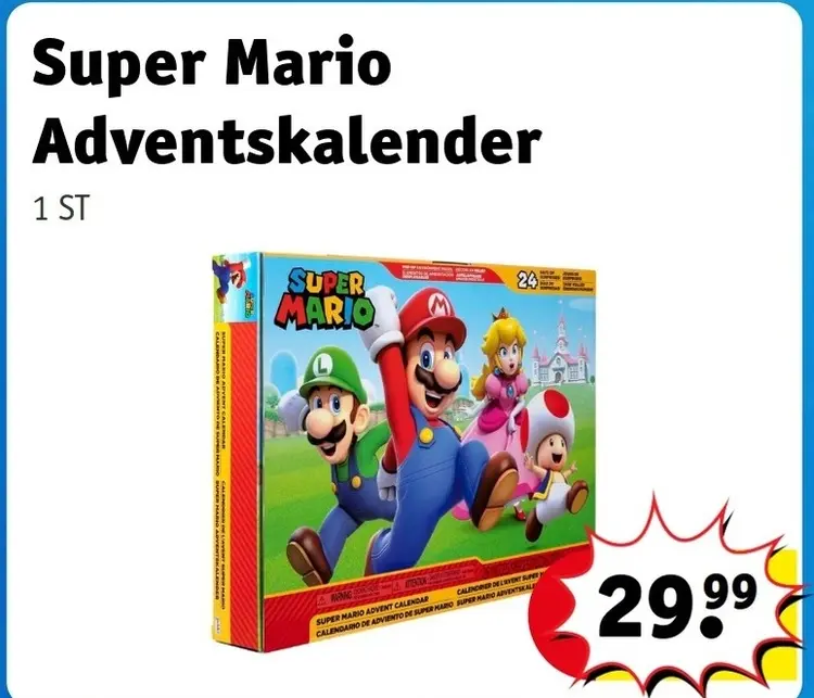 Aanbieding: Super Mario Adventskalender