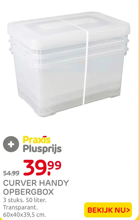Aanbieding: Curver handy opbergbox
