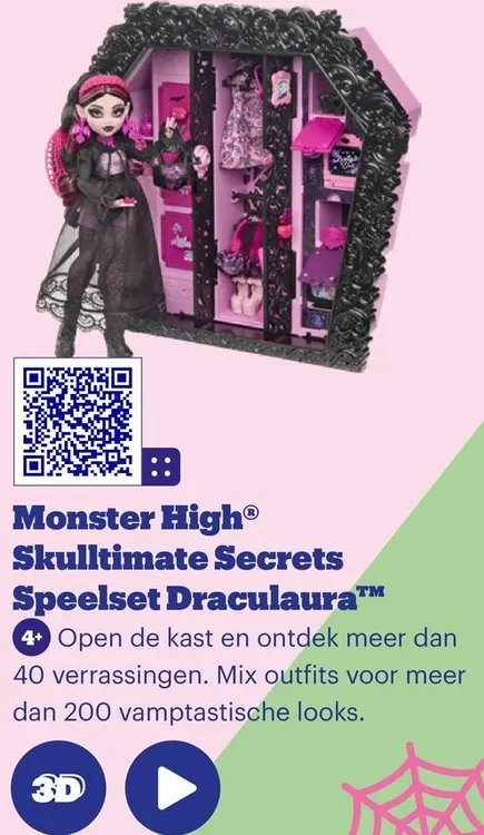Aanbieding: Skulltimate Secrets Speelset Draculaura