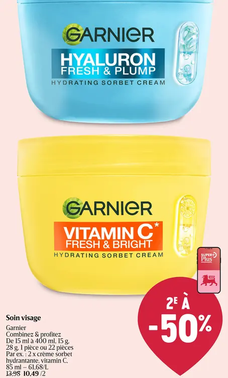 Offre: Soin visage Garnier