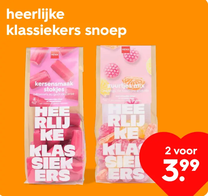 Promotie: Heerlijke klassiekers snoep