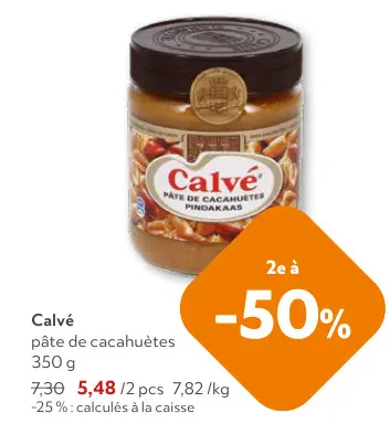 Offre: pâte de cacahuètes