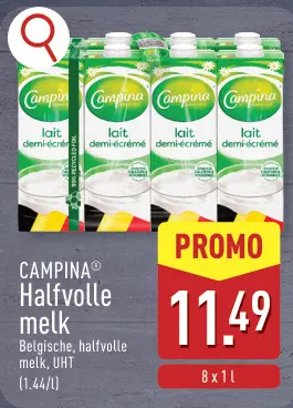Promotie: Halfvolle melk