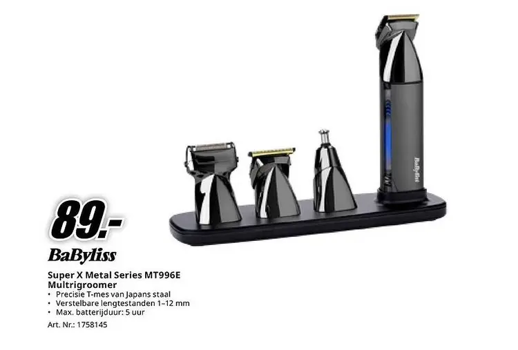 Aanbieding: Super X Metal Series MT996E Multrigroomer