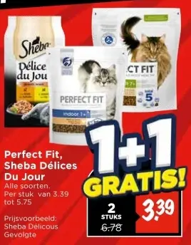 Aanbieding: Perfect Fit, Sheba Délices Du Jour