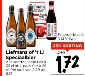 Aanbieding: Liefmans of 't IJ Speciaalbier
