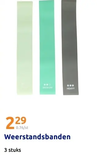 Aanbieding: Weerstandsbanden