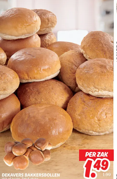 Dekavers bakkersbollen