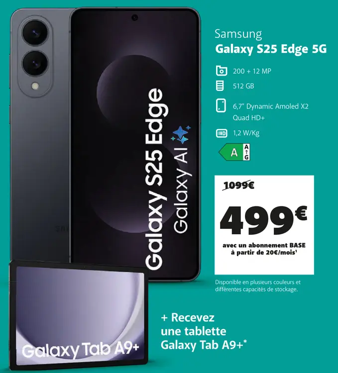 Offre: Galaxy S25 Edge
