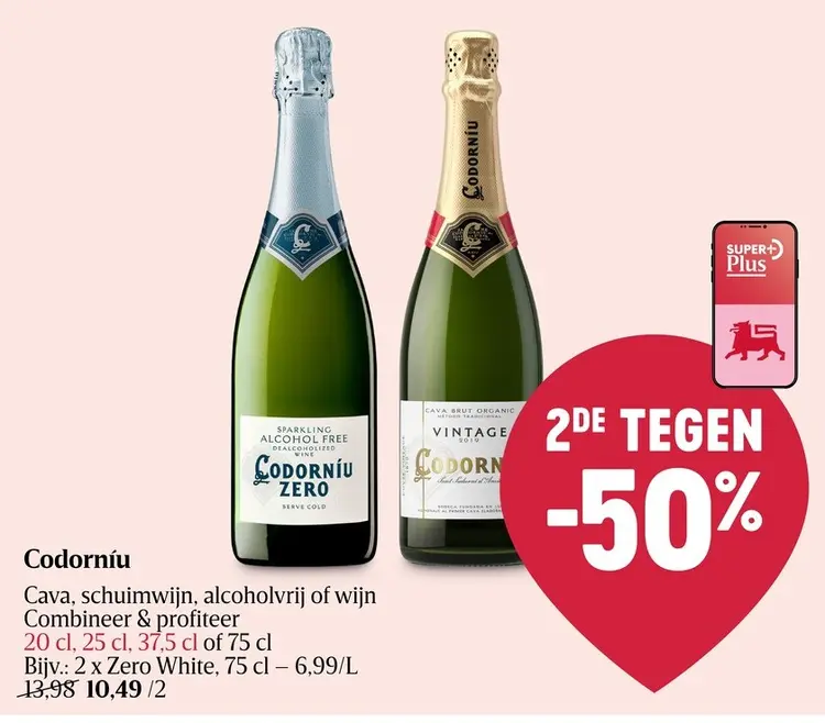Promotie: Codorníu Cava, schuimwijn, alcoholvrij of wij
