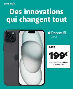 Offre: iPhone 15