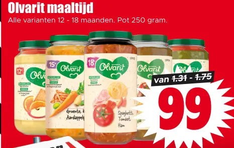 Aanbieding: Olvarit maaltijd