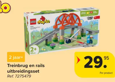Aanbieding: Treinbrug en rails uitbreidingsset