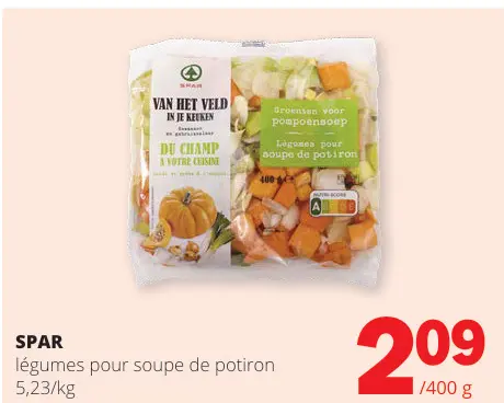 Offre: Légumes pour soupe de potiron