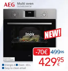 Aanbieding: AEG Multi oven OUSAB20WCM