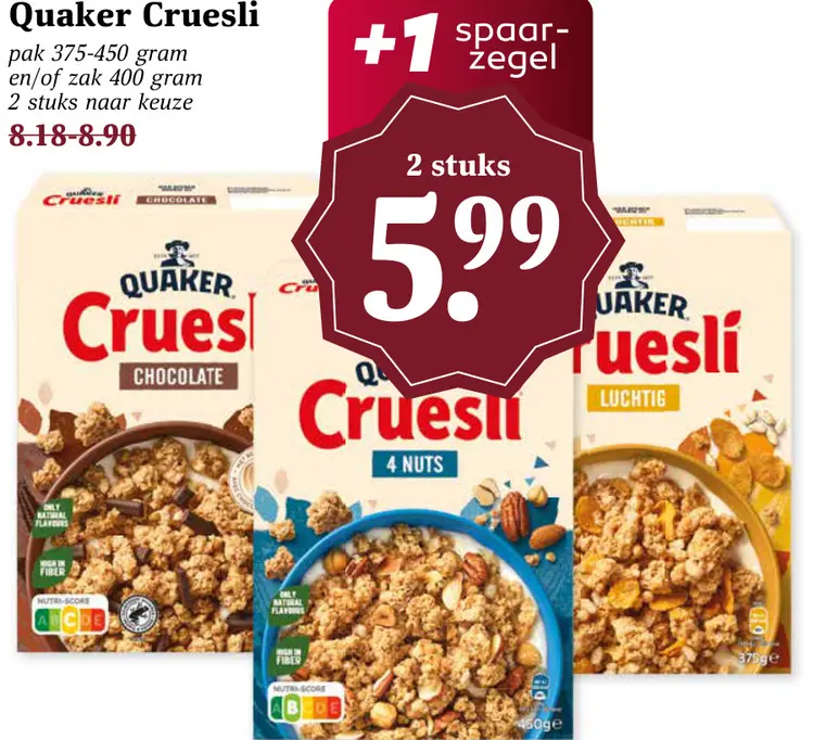Aanbieding: Cruesli
