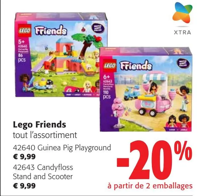 Offre: Lego Friends tout l'assortiment