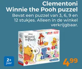 Aanbieding: Winnie the Pooh puzzel