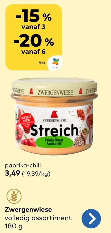 Promotie: Streich paprika-chili