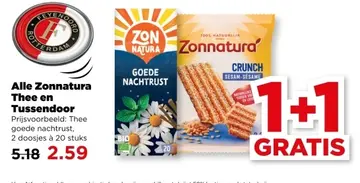 Aanbieding: Alle Zonnatura Thee en Tussendoor
