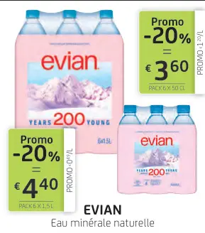 Offre: Eau minérale naturelle