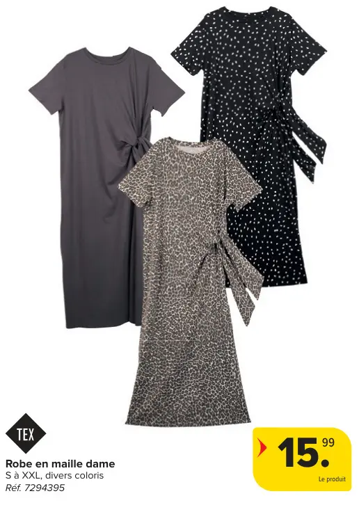 Offre: Robe en maille dame