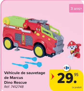 Offre: Véhicule de sauvetage de Marcus Dino Rescue