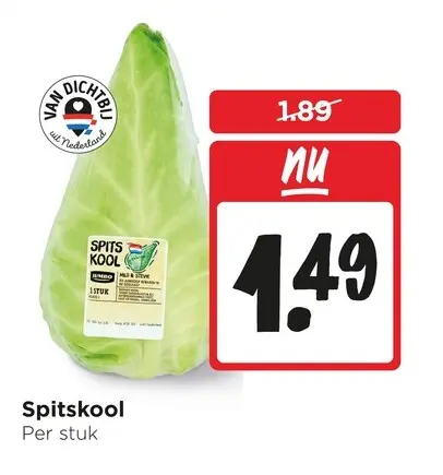 Aanbieding: Spitskool
