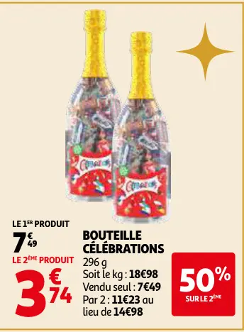 Promotie: Bouteille célébrations