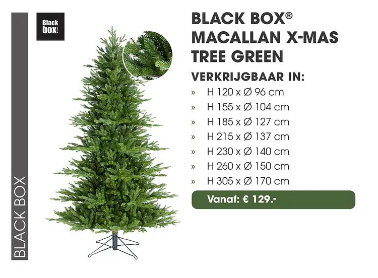 Aanbieding: Macallan x-mas tree green