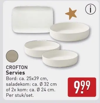 Aanbieding: CROFTON Servies