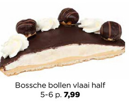 Aanbieding: Bossche bollen vlaai half