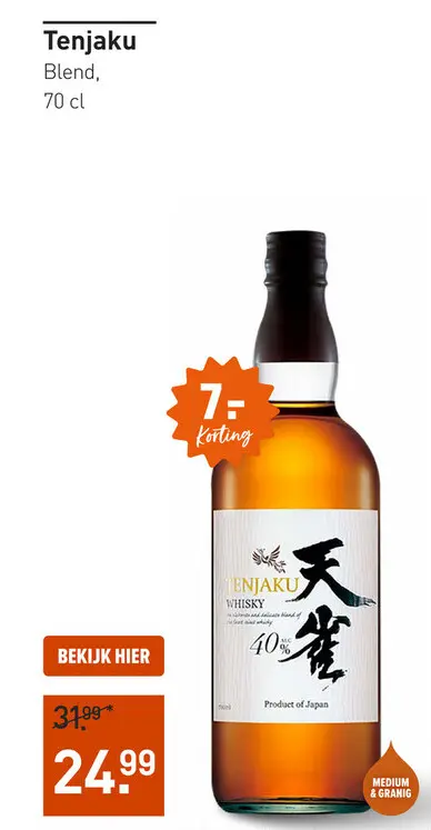 Aanbieding: Tenjaku Whisky