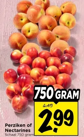 Perziken of Nectarines