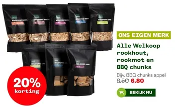 Aanbieding: BBQ chunks appel