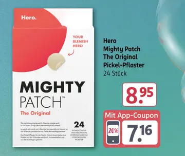 Aanbieding: Hero Mighty Patch The Original Pickel-Pflaste