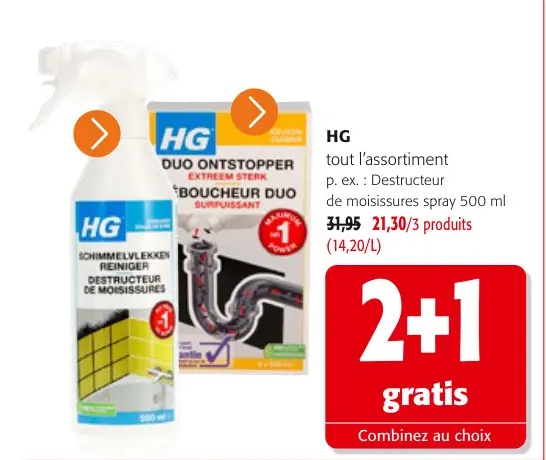 Offre: HG tout l'assortiment
