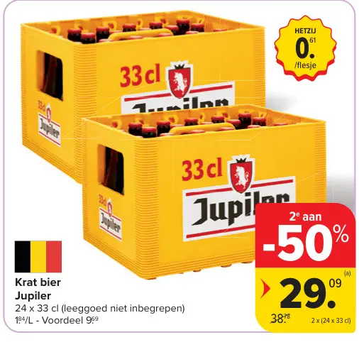 Promotie: Krat bier