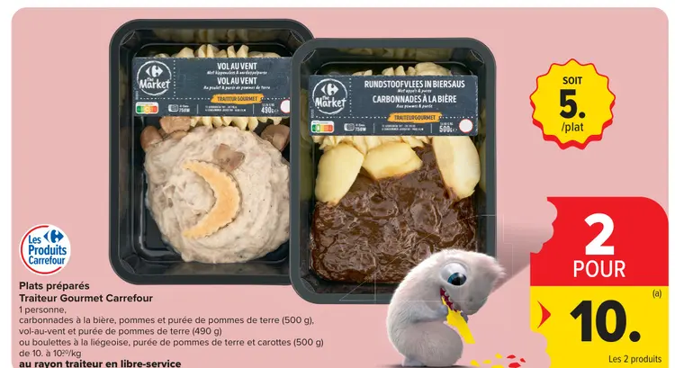 Offre: Plats préparés Traiteur Gourmet Carrefour